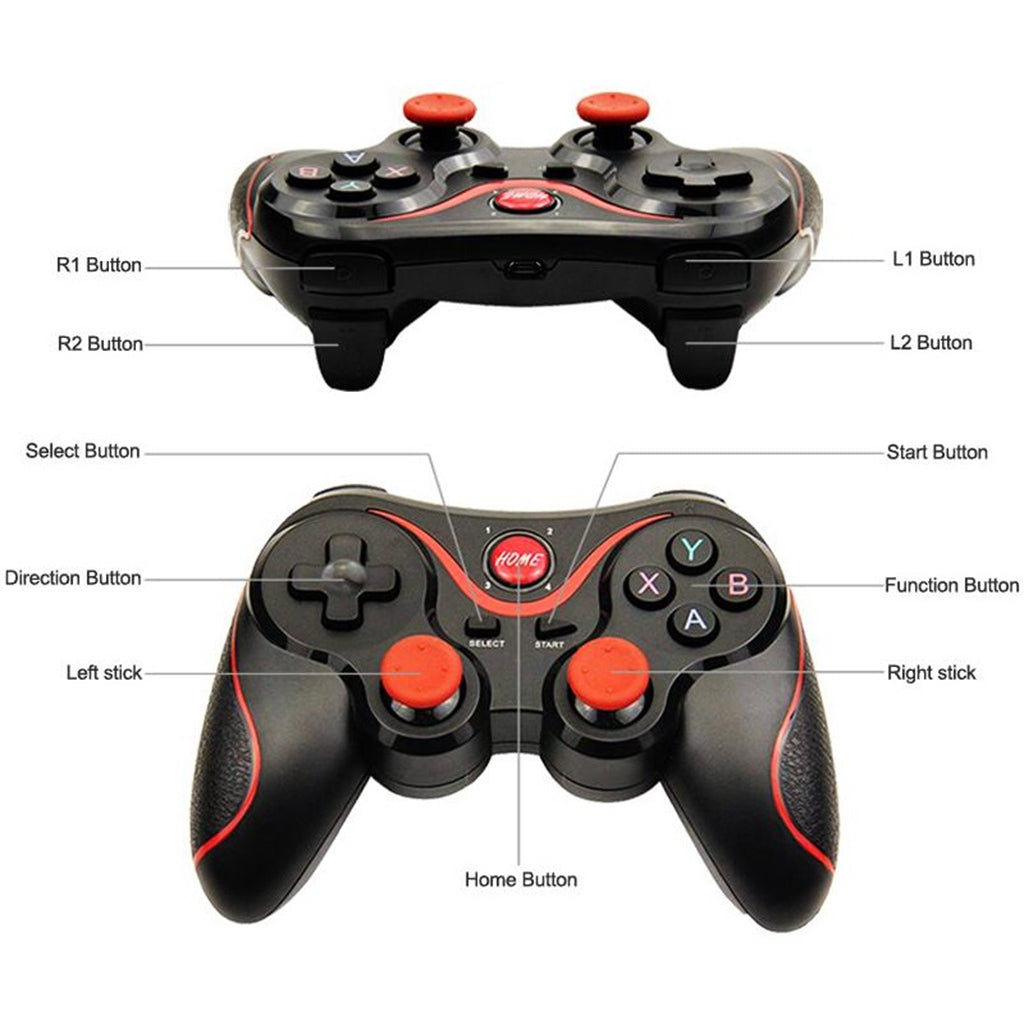 X3 Wireless Bluetooth Gamepad Handle Controller, Support iOS Android Windows Systems X3 Wireless Bluetooth Gamepad Handle Controller, Support iOS Android Windows Systems